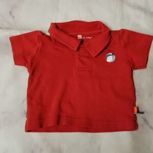 Magnificent Baby Red Polo Shirt 6M